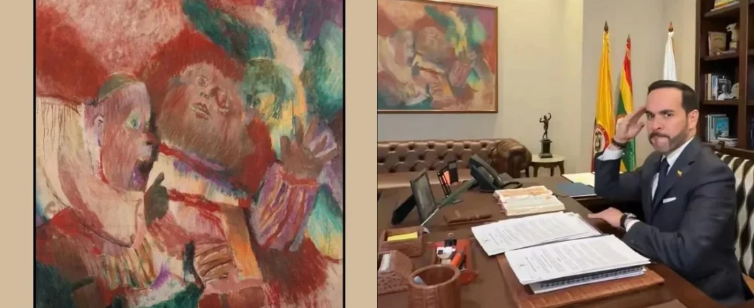 Escándalo en Casa de Nariño: De La Espriella cuelga cuadro de Botero que representa abuso sexual infantil y que estaba donado solo para museo