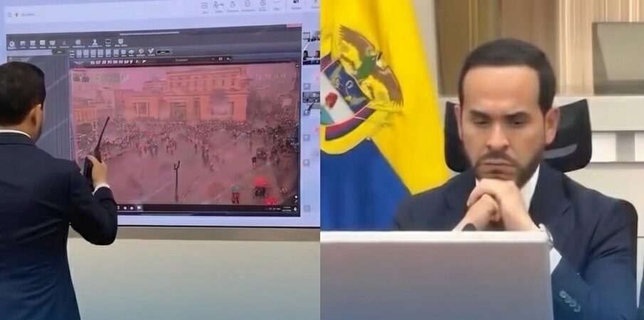 Abelardo de la Espriella monitoreó desde el PMU las movilizaciones contra su Gobierno