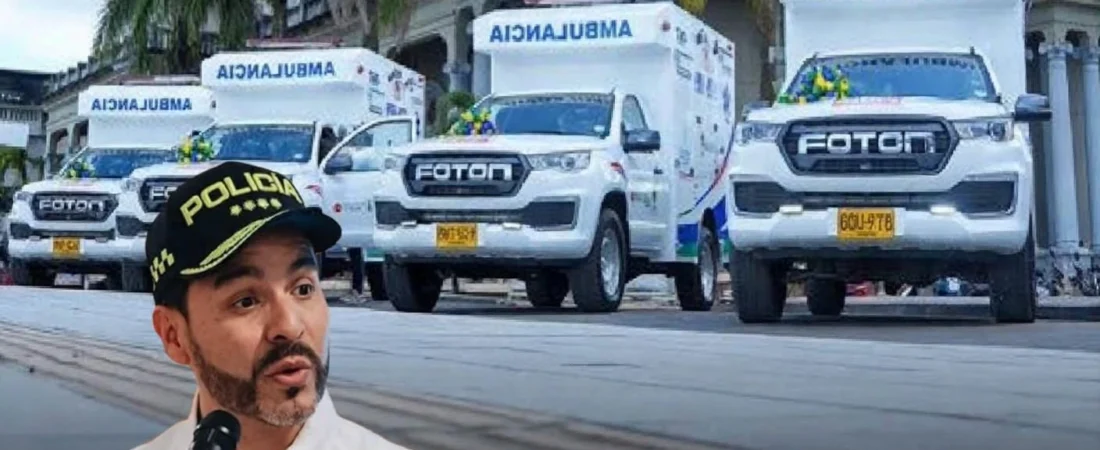 Abelardo presenta nueve ambulancias en el Chocó, financiadas con recursos dispuestos durante el Gobierno Petro